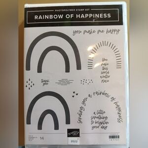 Stampin' Up! Rainbow of Happiness Stamp Set & DSP
